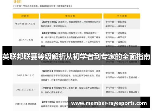 英联邦联赛等级解析从初学者到专家的全面指南